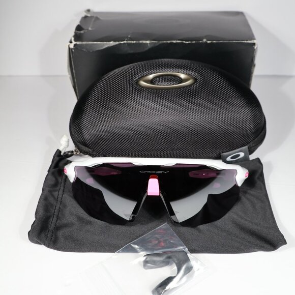 Oakley Other - Oakley Radar EV Advancers Polished White Primz Road Black Pink Logo  OO9442-0438